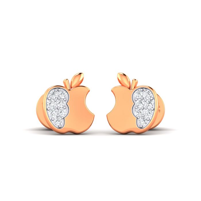 Apple Diamond Earrings