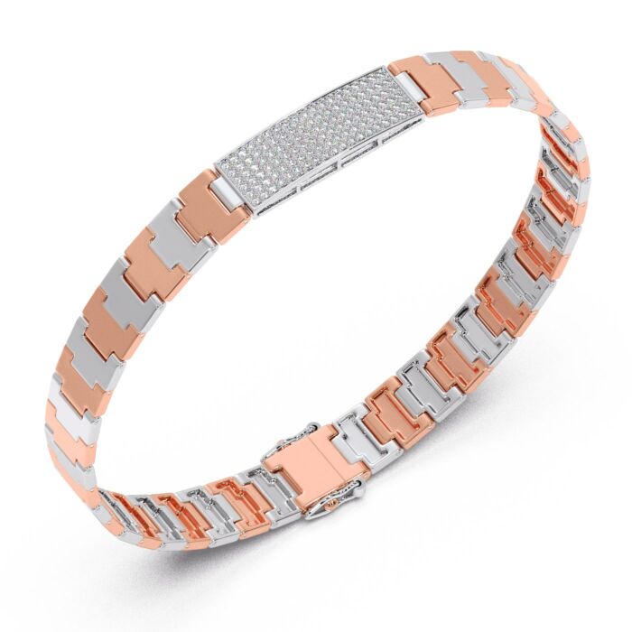 Aarnik Men's Diamond Bracelet