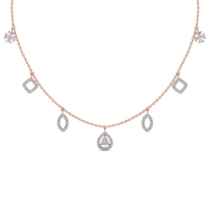 Niyati Diamond Charm Necklace