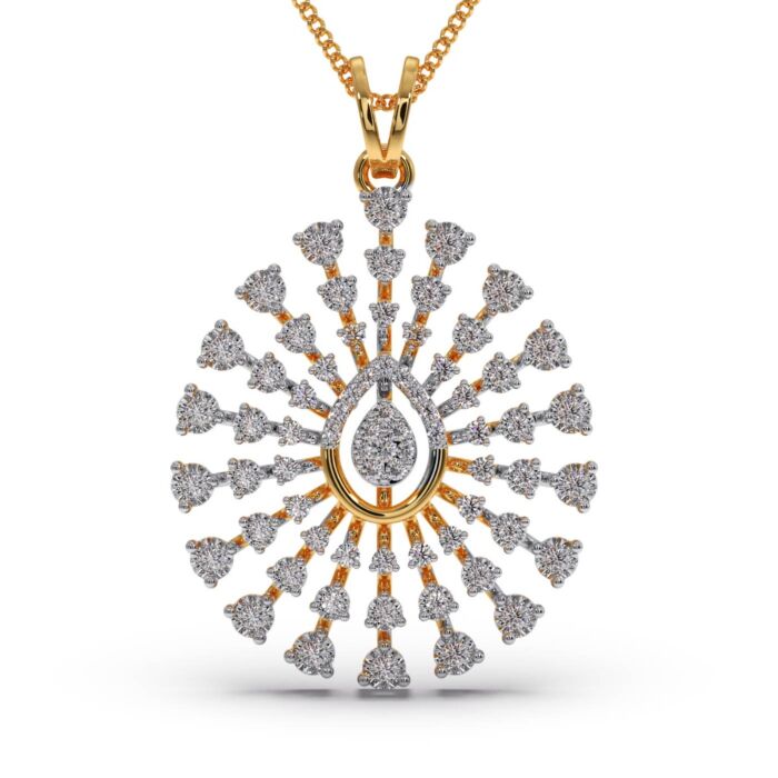 Edha Miracle Plate Diamond Pendant 