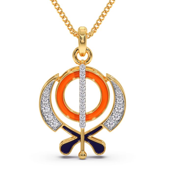 Abhaya Diamond Pendant