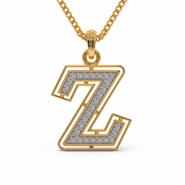 Zaira Alphabet Z Diamond Pendant