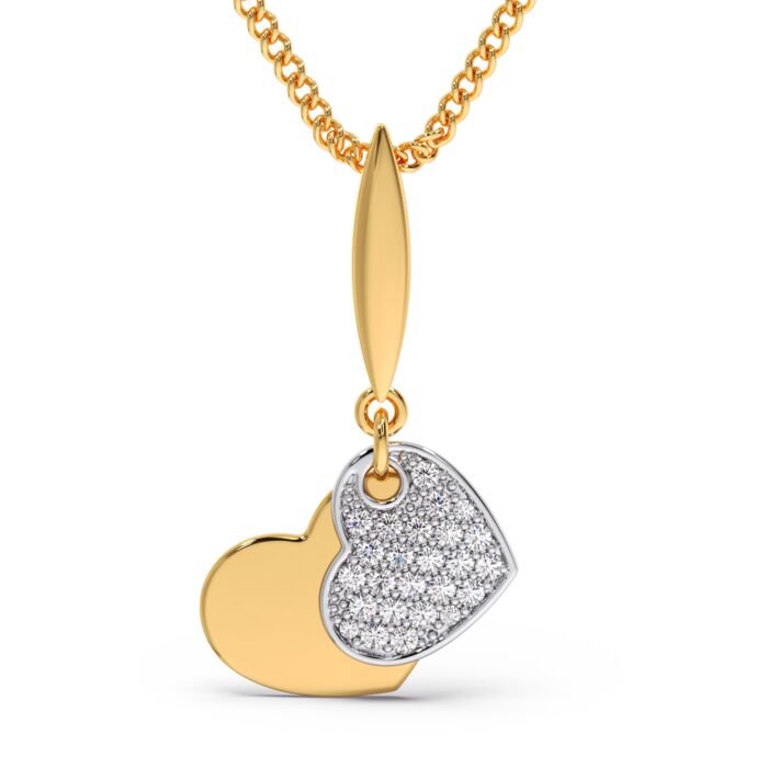 Glamourous Heart Diamond Pendant
