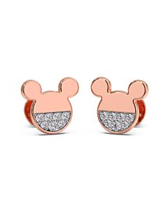 Micky Kid's Diamond Earrings