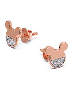 Micky Kid's Diamond Earrings