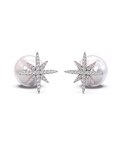 Moonshine Pearl Stud Earrings