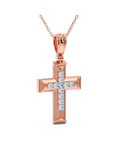 Faith Cross Diamond Pendant