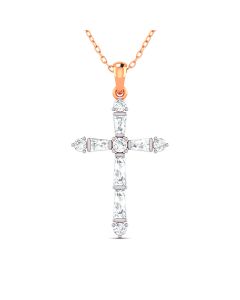 Pure Diamond Cross Pendant