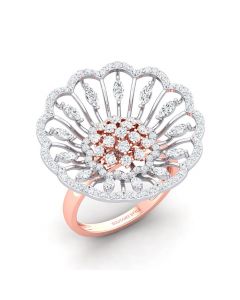 Floral Finesse Diamond Ring