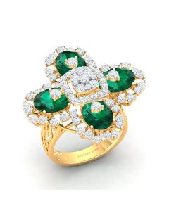 Four greens beauty ring