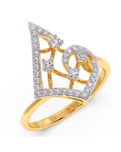 Kite Diamond Ring