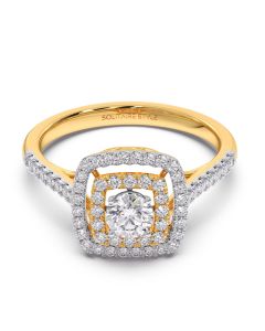 Multi-Square Diamond Ring