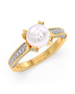 Alana Pearl Diamond Ring